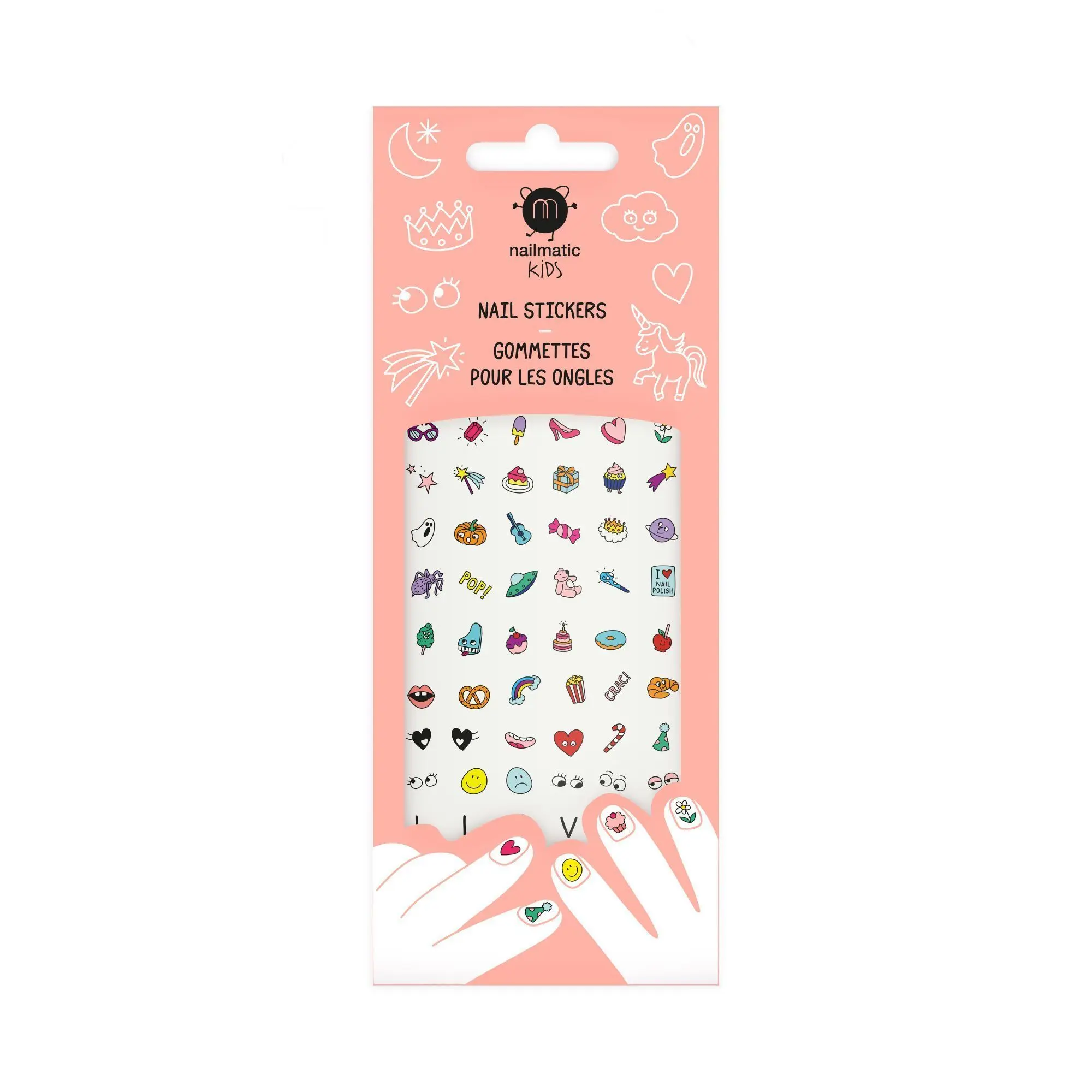 Nailmatic - Gommettes Ongles Magic Nails Stickers pour ongles72 gommettes adhésives colorées - Nailmatic