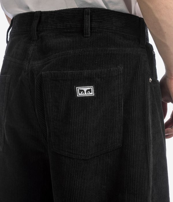 Obey Big Wig Baggy Corduroy Jeans (digital black)
