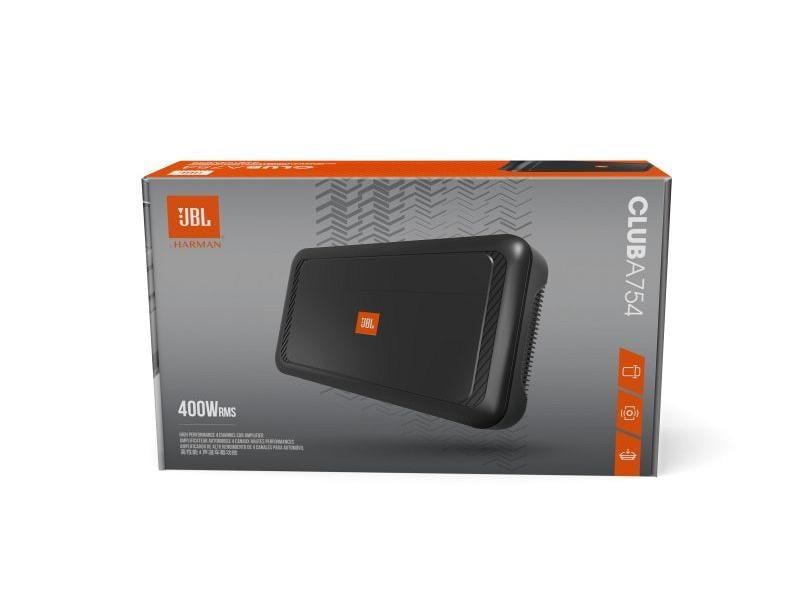 JBL Car Subwoofer Verstärker Club A754, 4 Kanal Leistungsstarker Verstärker für Fahrzeuge