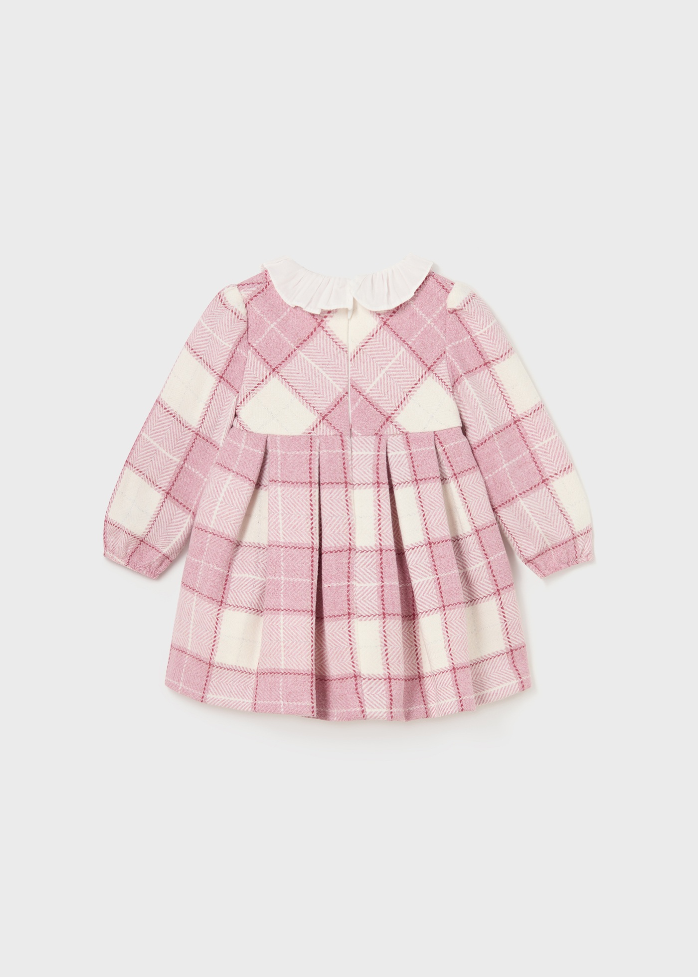 Vestido infantil com estampa xadrez