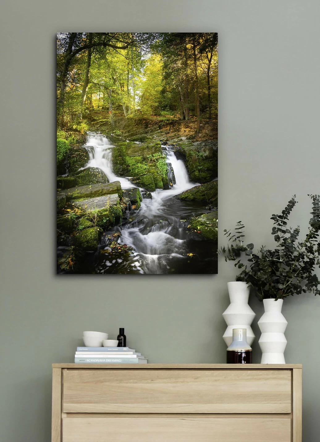 Hochwertiges Leinwandbild „Selkefall im Harz“