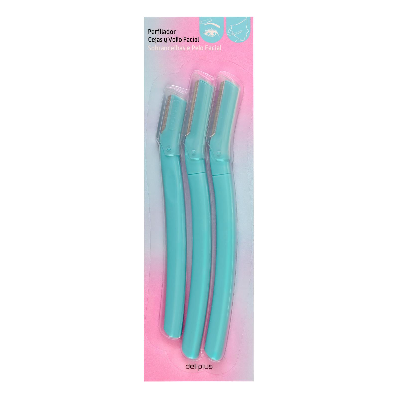 Lames de coupe pour sourcils et poils du visage Deliplus