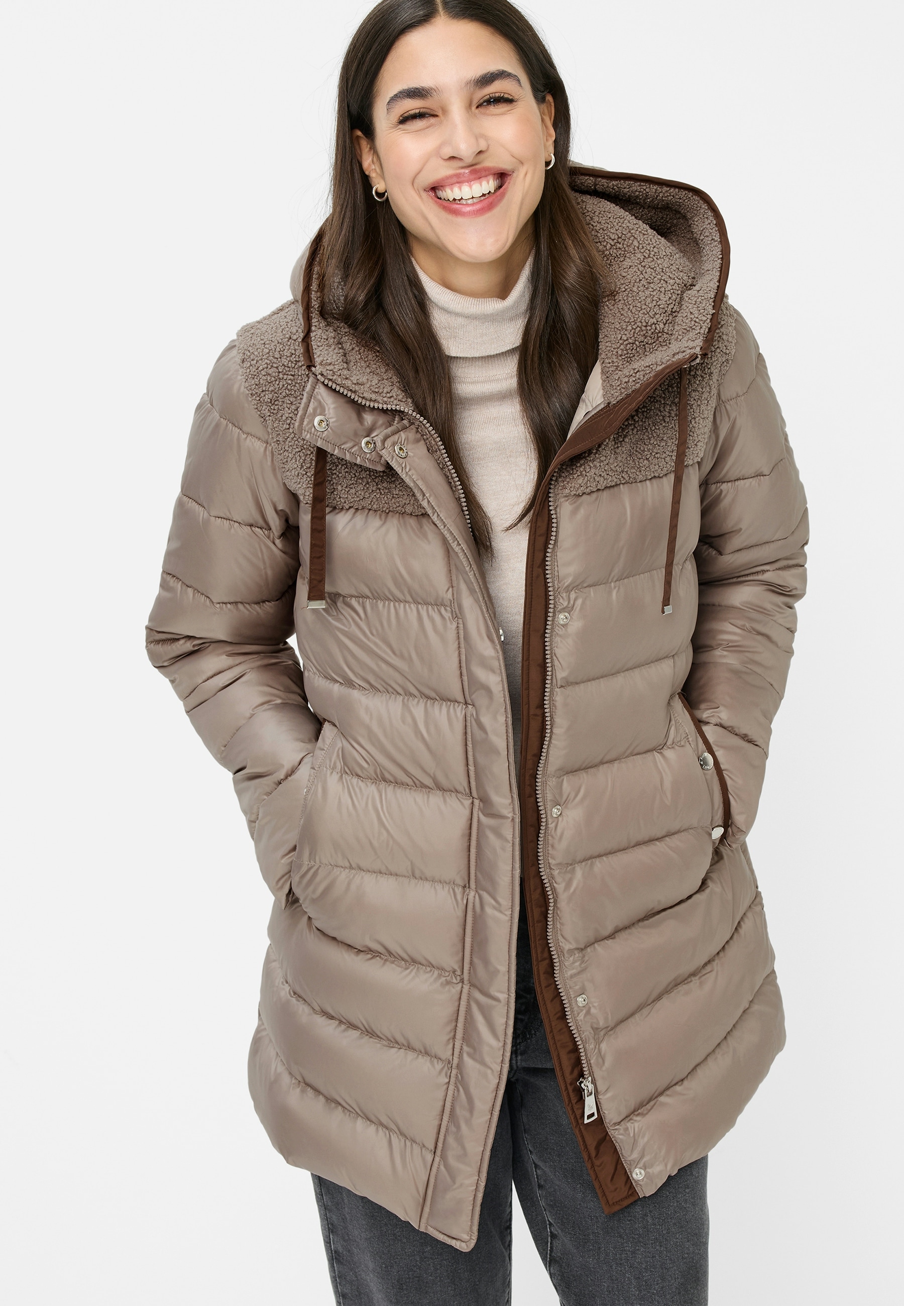 Fuchs Schmitt Steppjacke »Steppjacke« mit Kapuze mit Kapuze