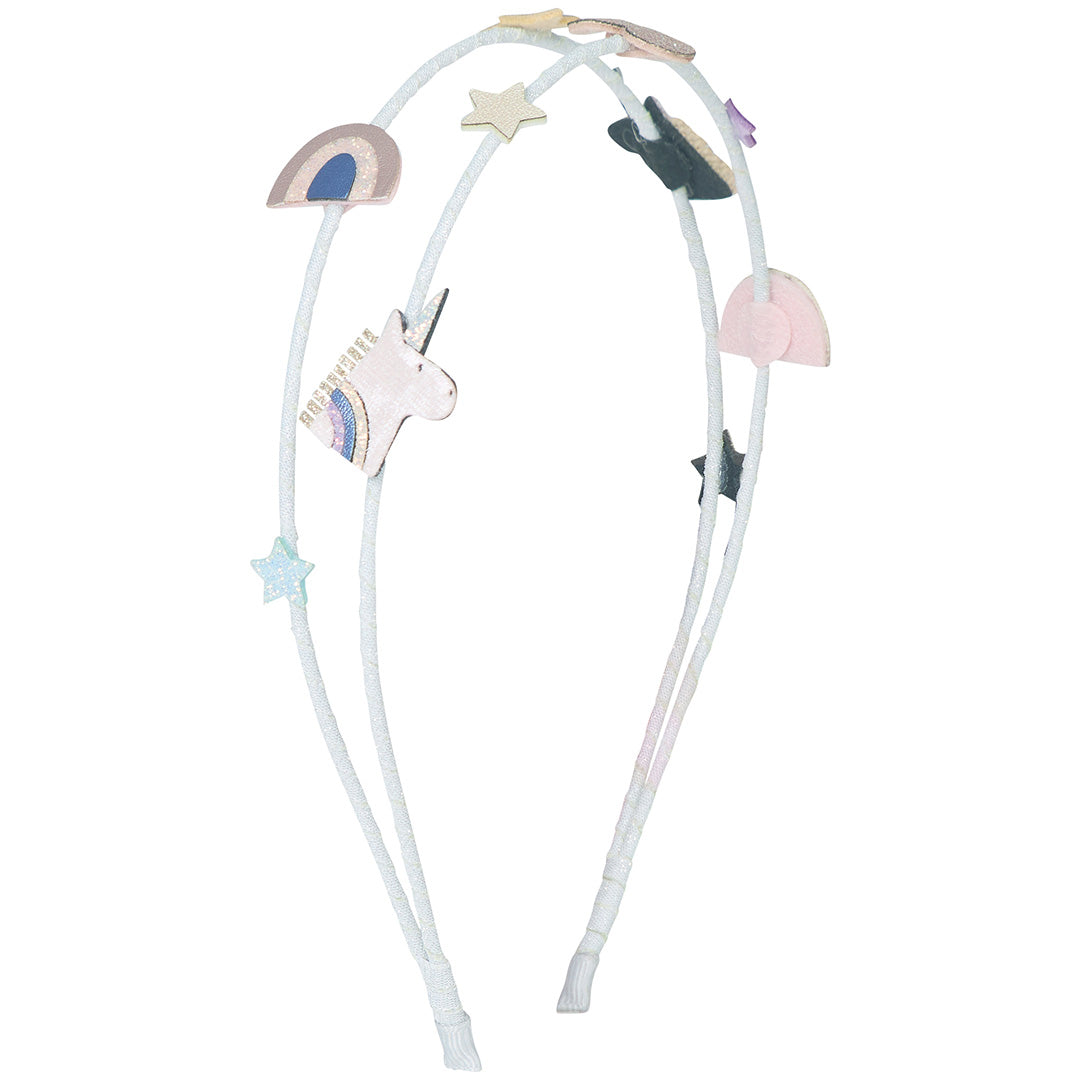 mimi & lula diadeem alice celeste unicorn - grey