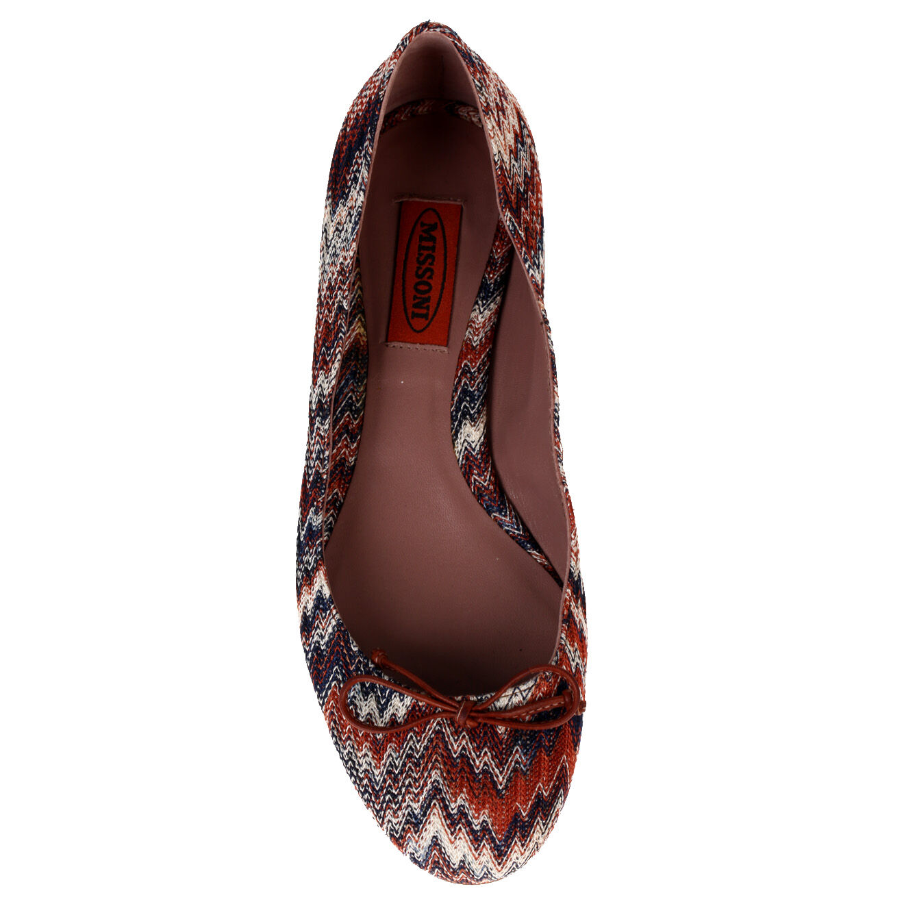 Missoni Ballerines en toile marron