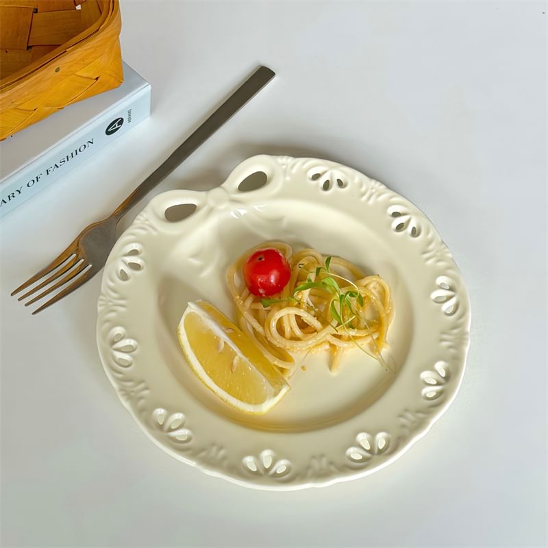Minbrogy - Keramisch bord met booguitsparing / set