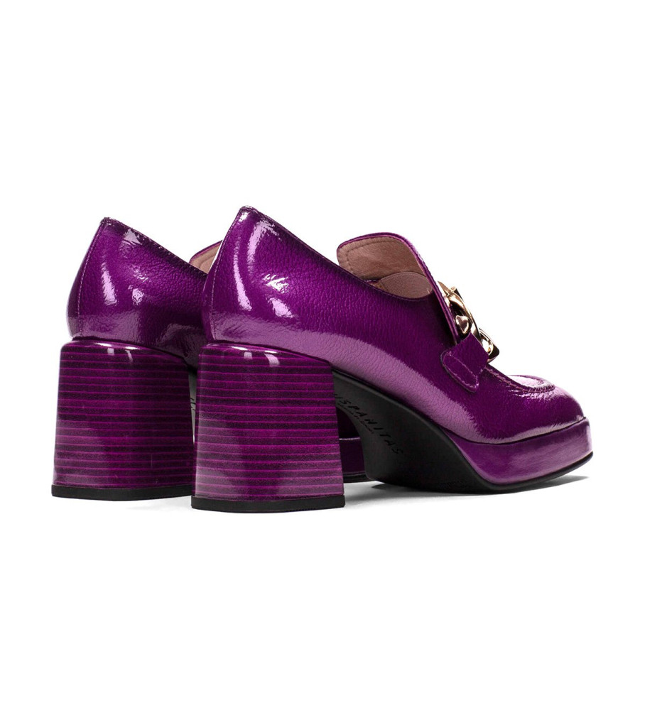 Sapatos Hispanitas Tokyo em couro lilás - Altura do salto: 7 cm -