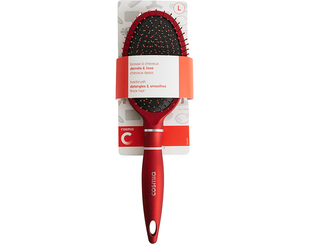 ESCOVA COSMIA CABELO PNEUMÁTICA METAL