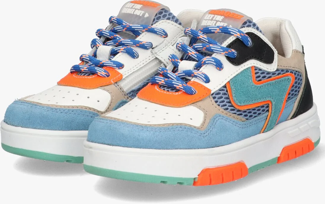 BRAQEEZ blauwe braqeez lage sneakers colin chicago