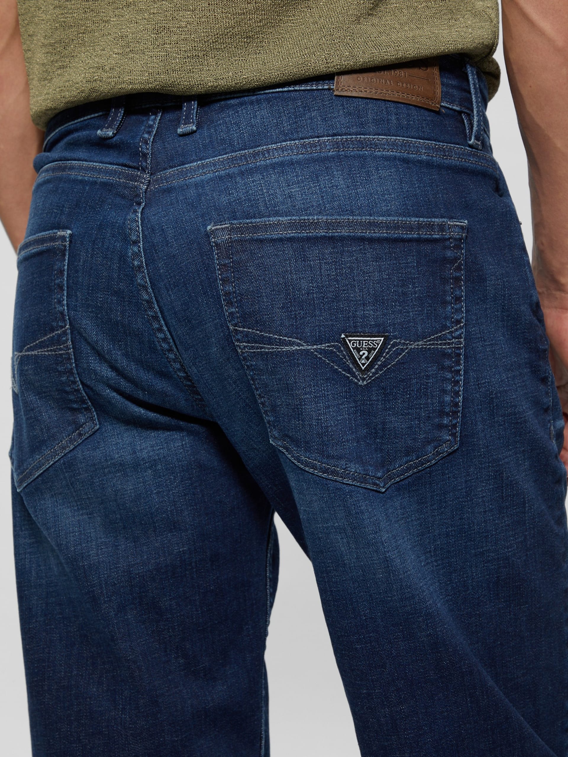 Calça jeans reta Eco Mason