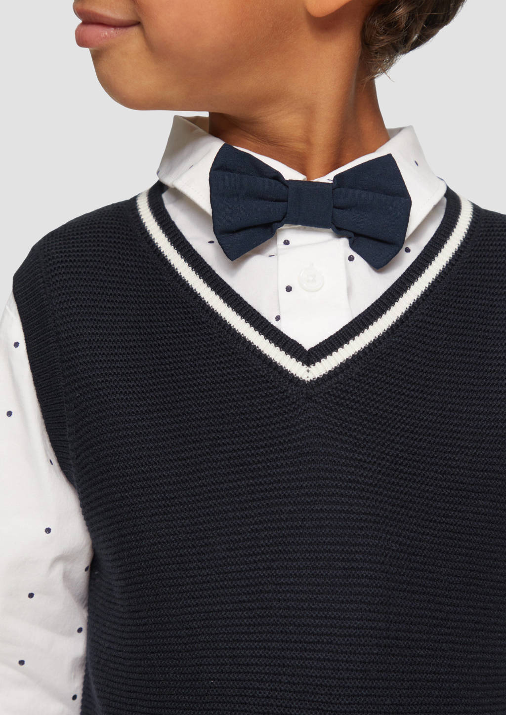 s.Oliver gilet donkerblauw