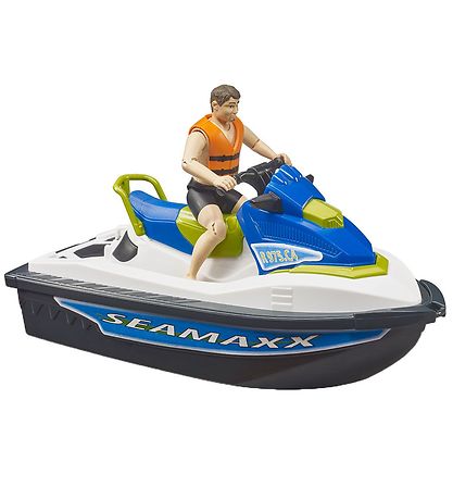 Bruder Figur m. Vandscooter - bwoRød - 63151
