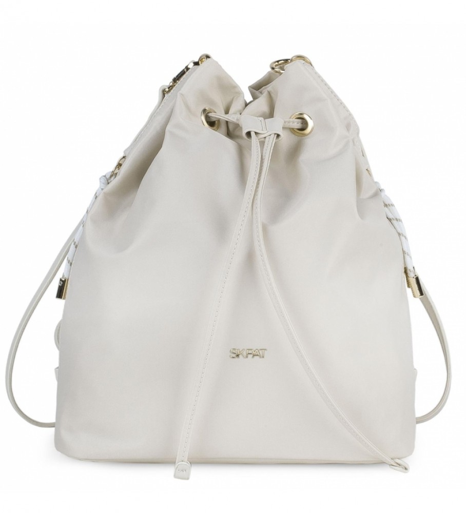 Bolsa de ombro Skpat 307674 - 24,5 x 30,5 x 13,5 cm - Branca
