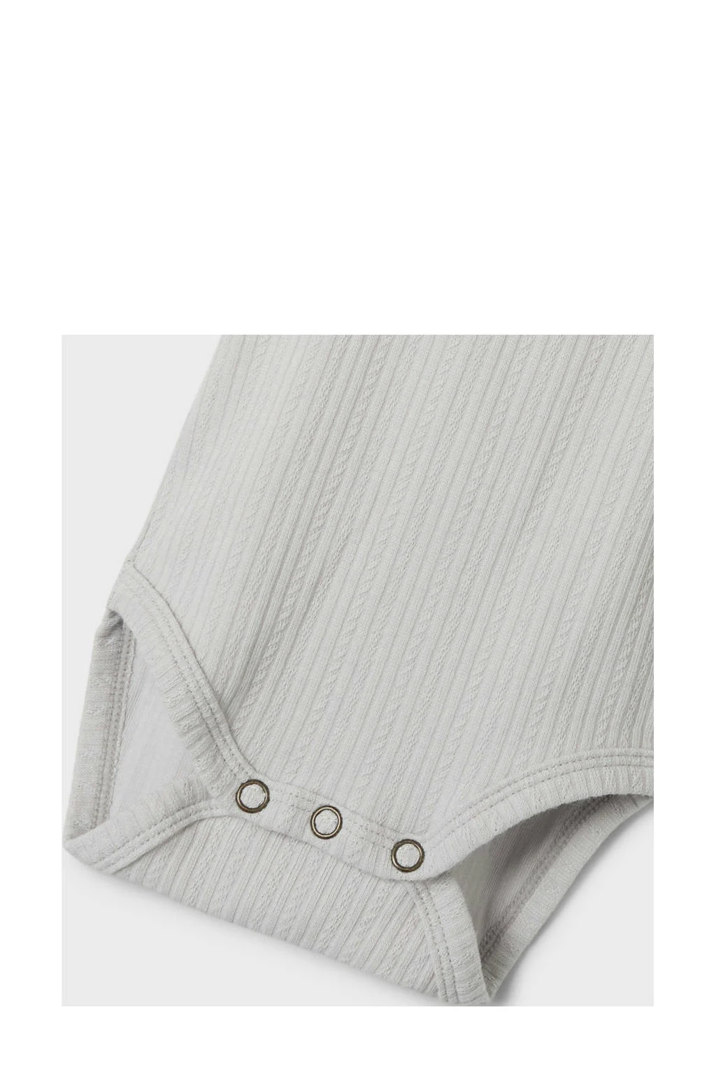 LIL' ATELIER romper NBFFLEURA lichtgrijs