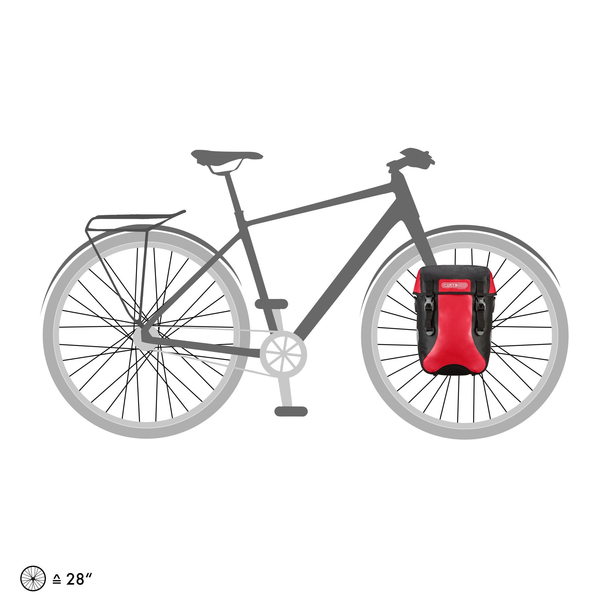 Ortlieb Sport-Packer 30l 2 Radtaschen rot