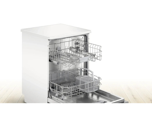 Bosch SMS2ITW33E vrijstaande vaatwasser, 60 x 84,5 x 60 cm, voor 12 couverts, 10,5 l inhoud, 48 dB(A) - Compatibel met SMART HOME van hornbach