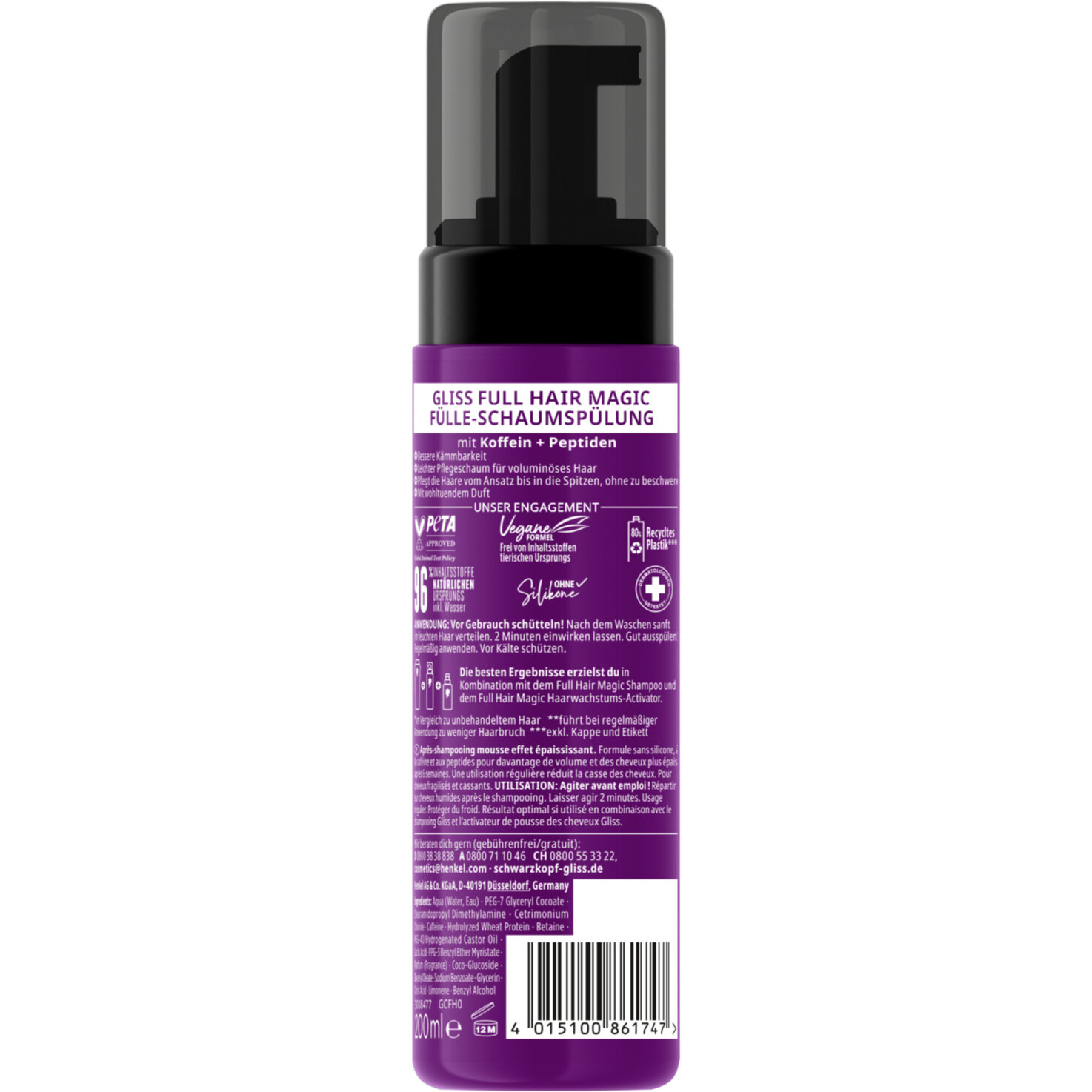 Schwarzkopf Gliss Schaumconditioner Full Hair Magic