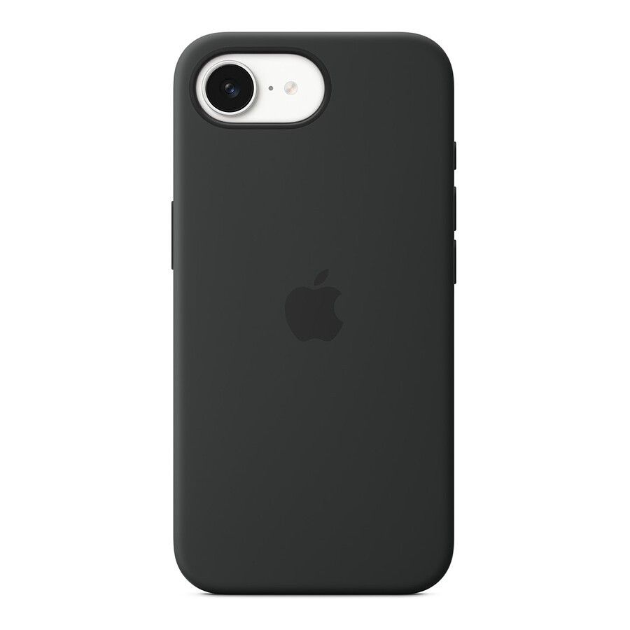 Apple Coque en silicone Noir - iPhone 16e