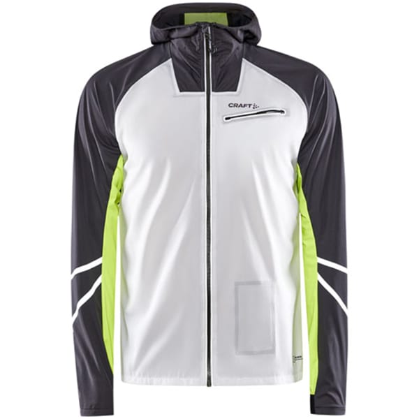 Veste running CRAFT PRO HYDRO LUMEN JACKET 2 M ASH WHITE/SLATE