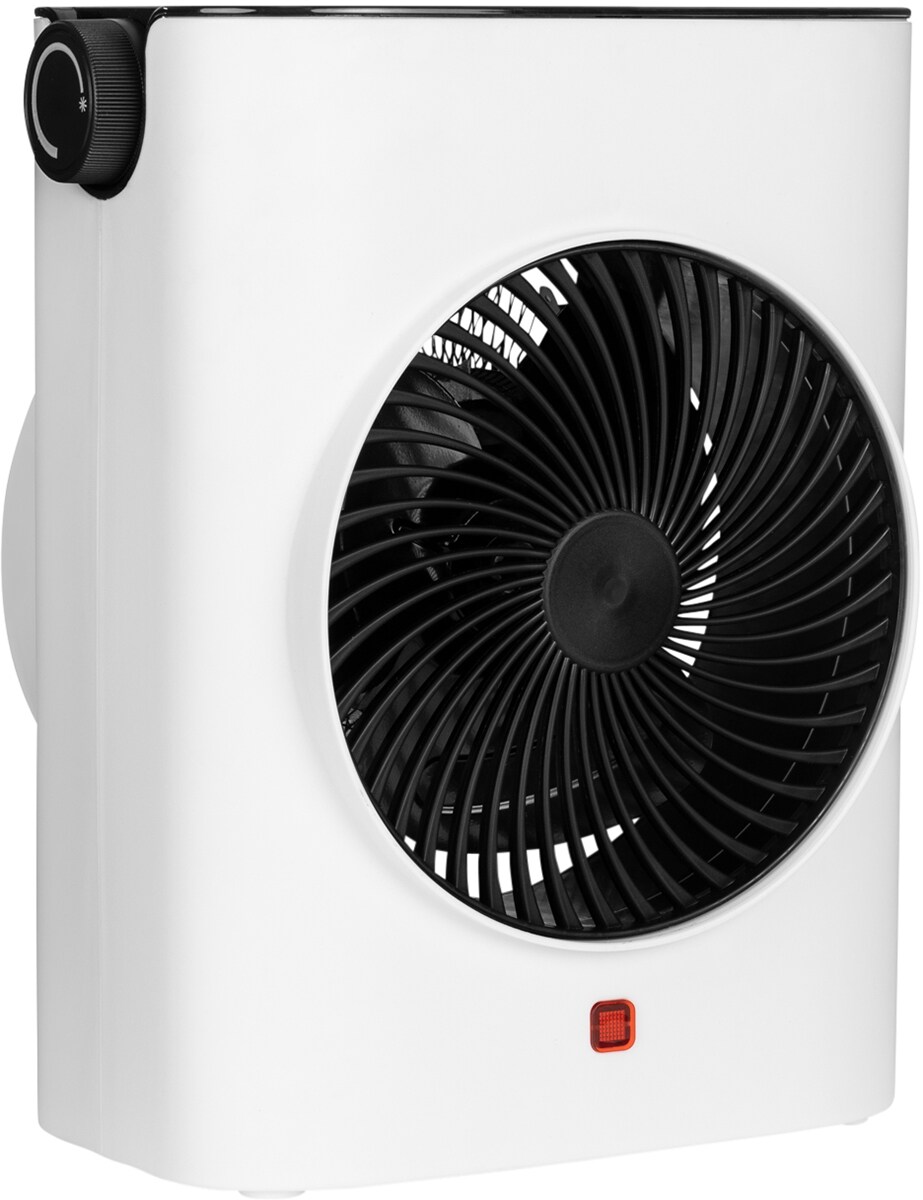 Heidenfeld Heizlüfter HL100, 1000-2000 Watt, Thermostat, Überhitzungsschutz, 25 m², PTC-Elemente