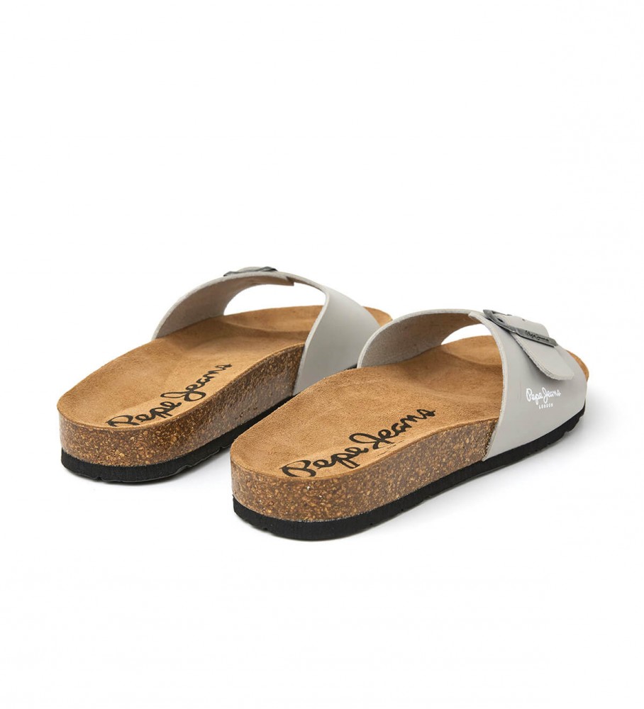 Sandálias Pepe Jeans Bio Single Champion cinza