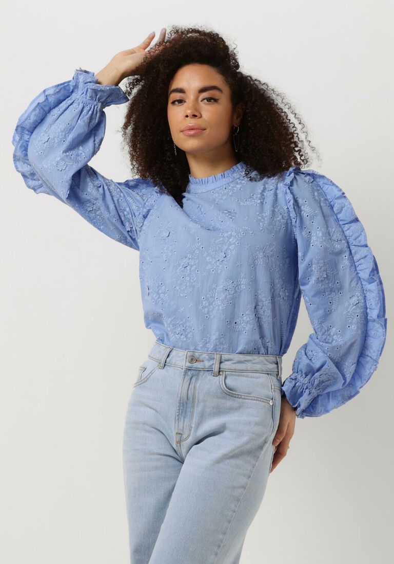 FABIENNE CHAPOT blauwe fabienne chapot blouse pien top 284