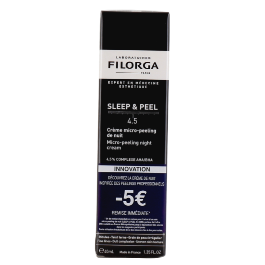 Filorga Sleep and Peel crème peeling nuit - Effet peau neuve