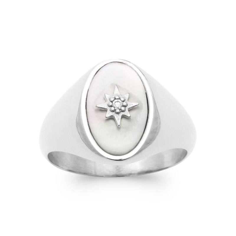 Bague Femme - Argent 925 - Nacre