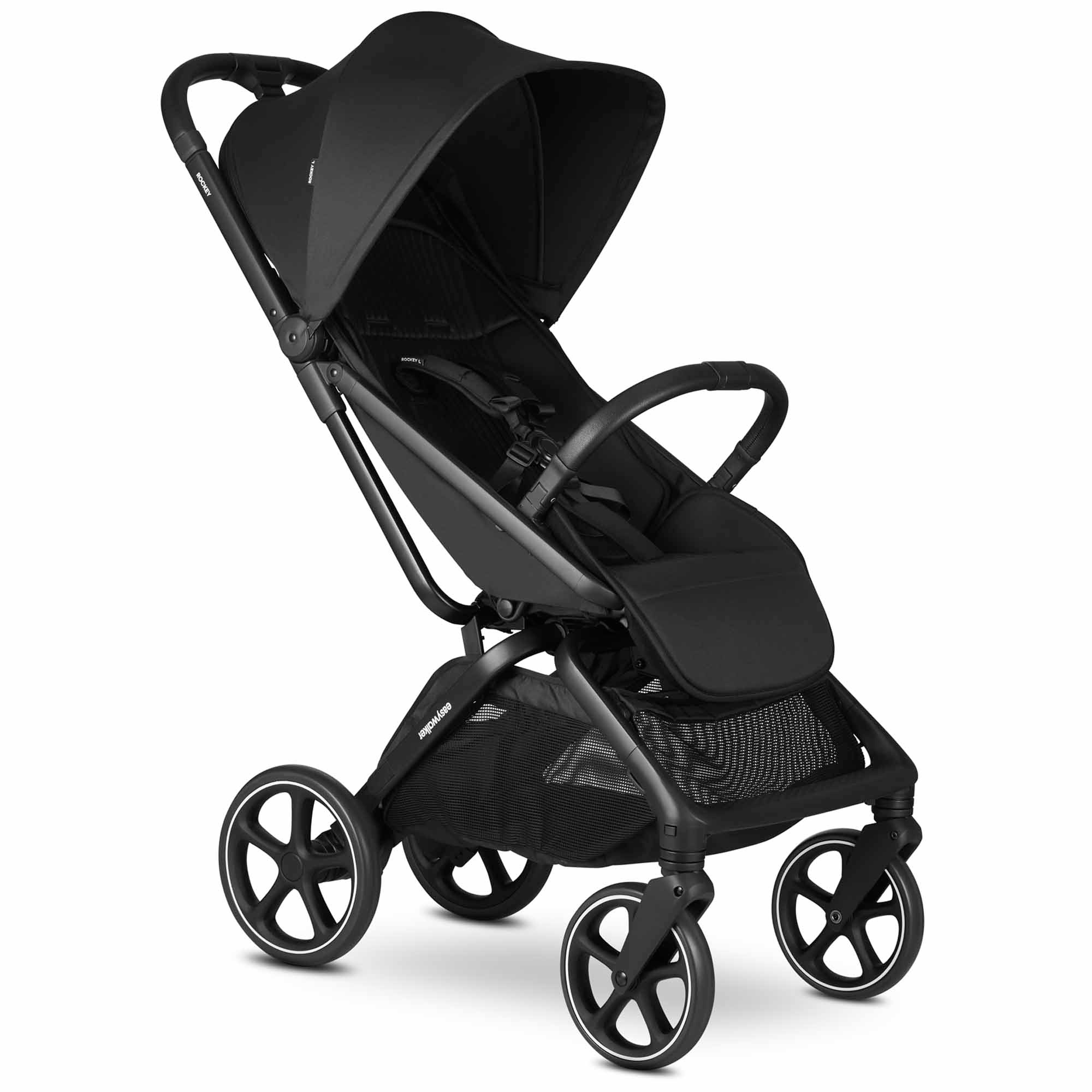 Easywalker Rockey L Pure Black - buggy's - Prénatal