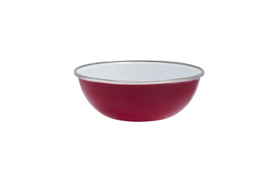 Emaille Schüssel 15 cm rot