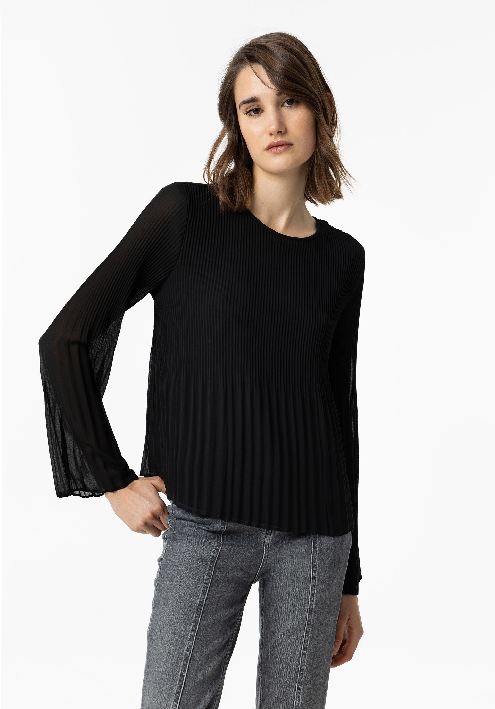 Blusa Plissada