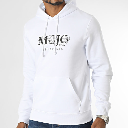 Sweat Capuche Mojo Blanc