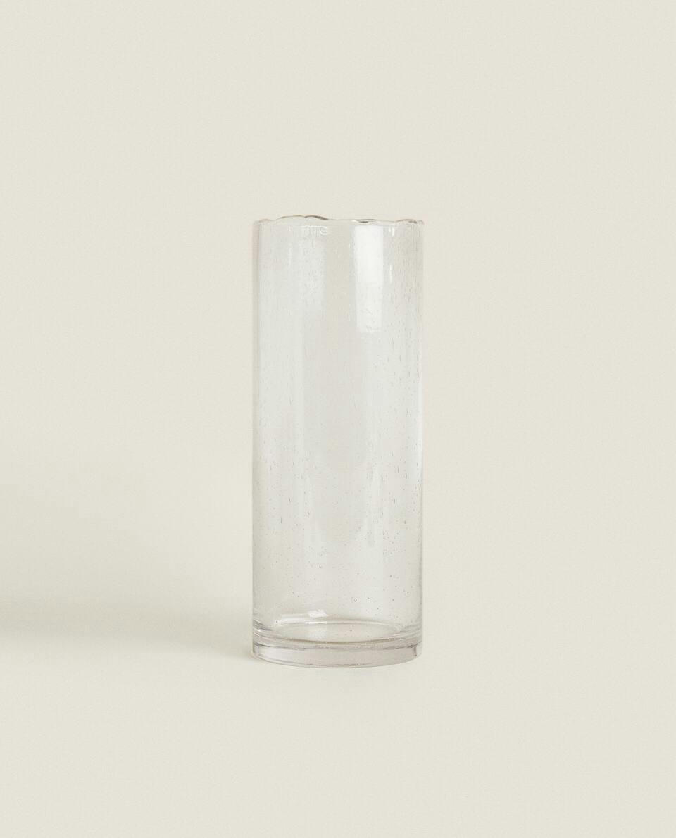 VASO COM BORDA DOURADA