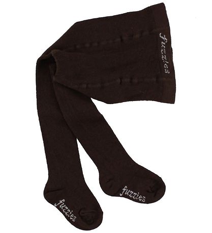 Fuzzies Strumpfhosen - Wolle/Baumwolle - Braun