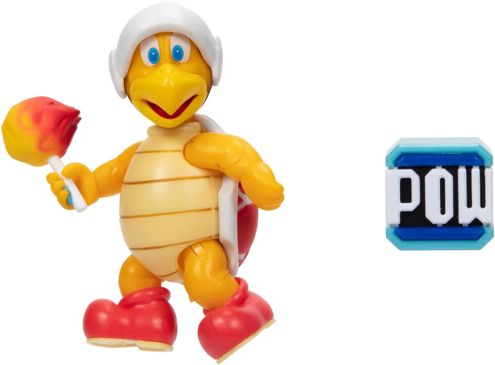 NITENDO SUPER MARIO - SET FIGURINE FRERE PYRO JR 10 CM