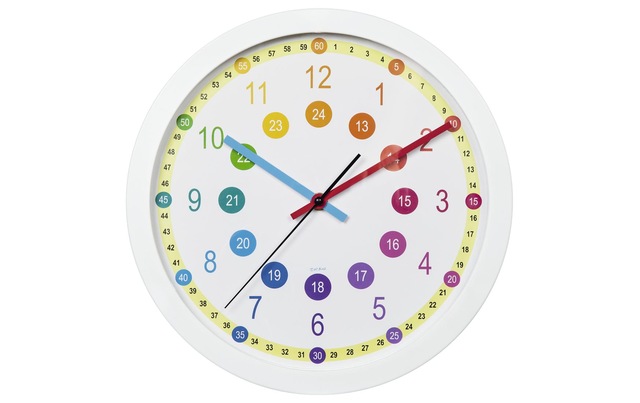 Hama Wanduhr »Easy Learning Ø 30 cm«