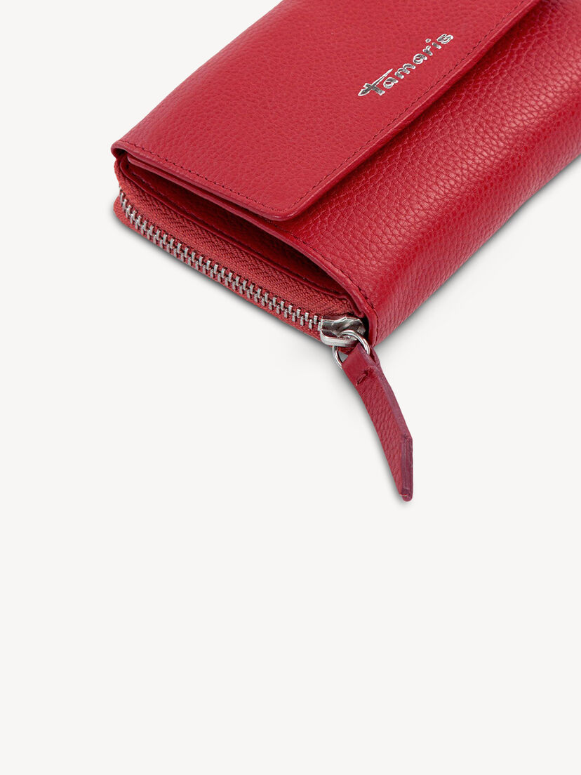 Leren Portemonnee - rood