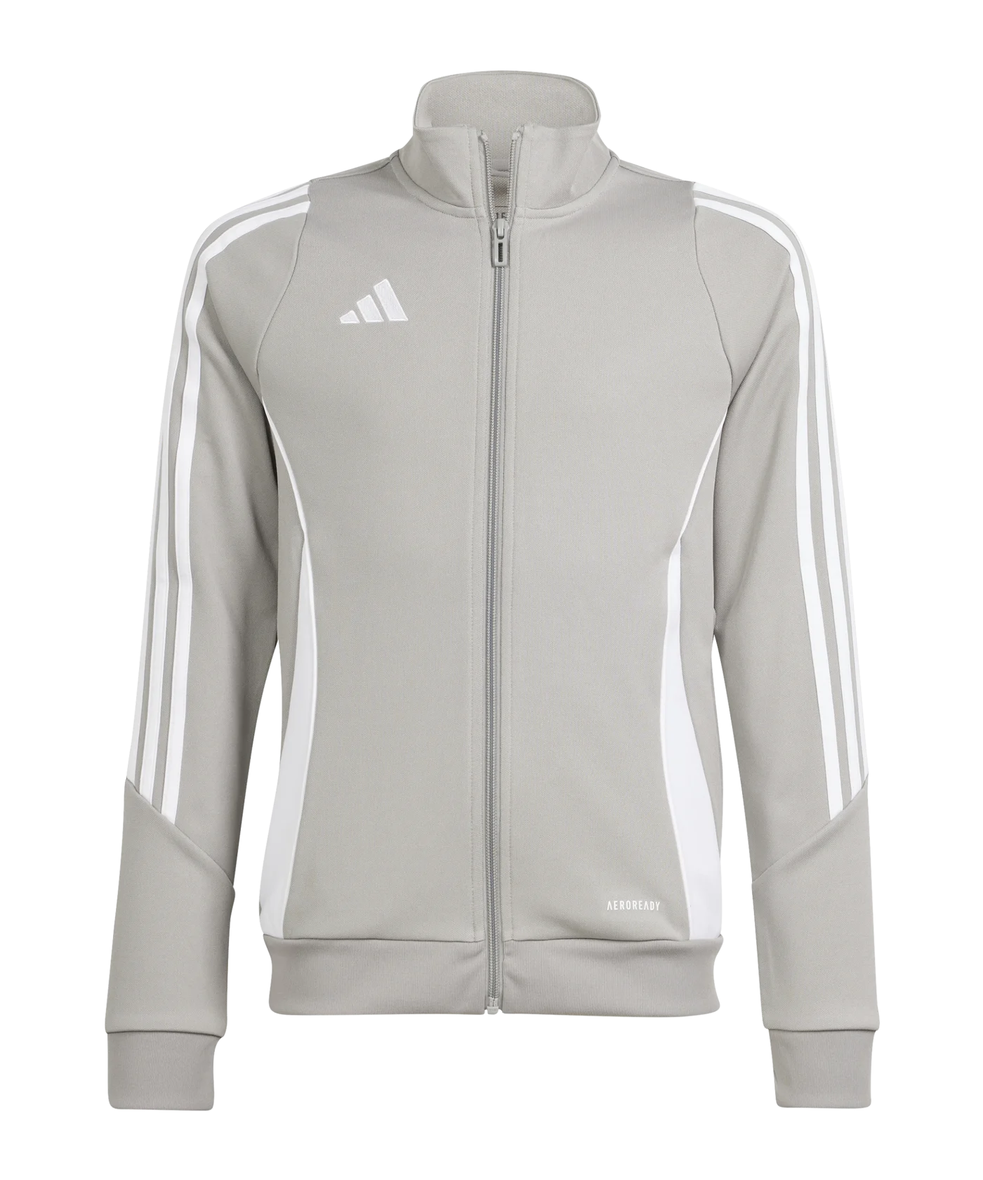 adidas Tiro 24 Trainingsjacke Kids Grau Weiss