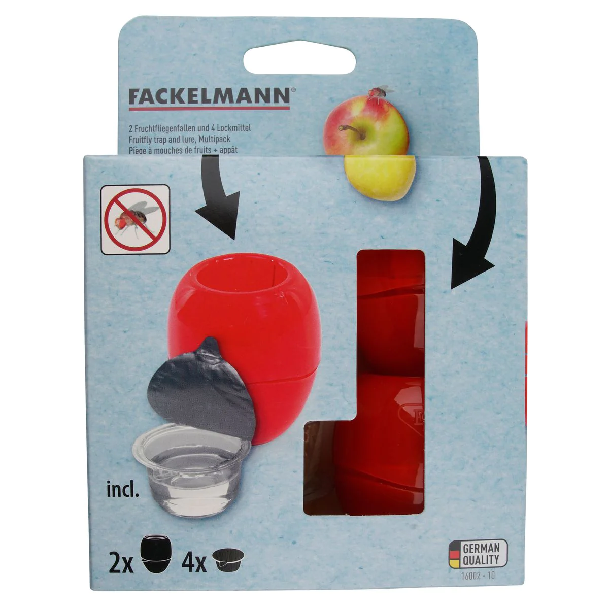 Piège à mouche rouge avec appât Fackelmann Tecno Fackelmann
