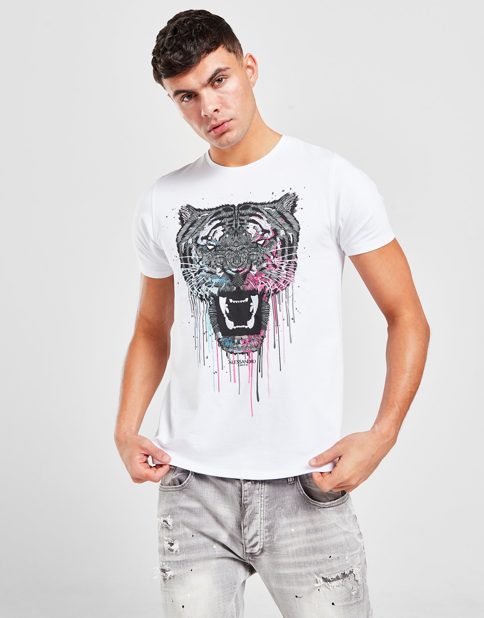 Alessandro Zavetti T-shirt Growler Imprimé Homme