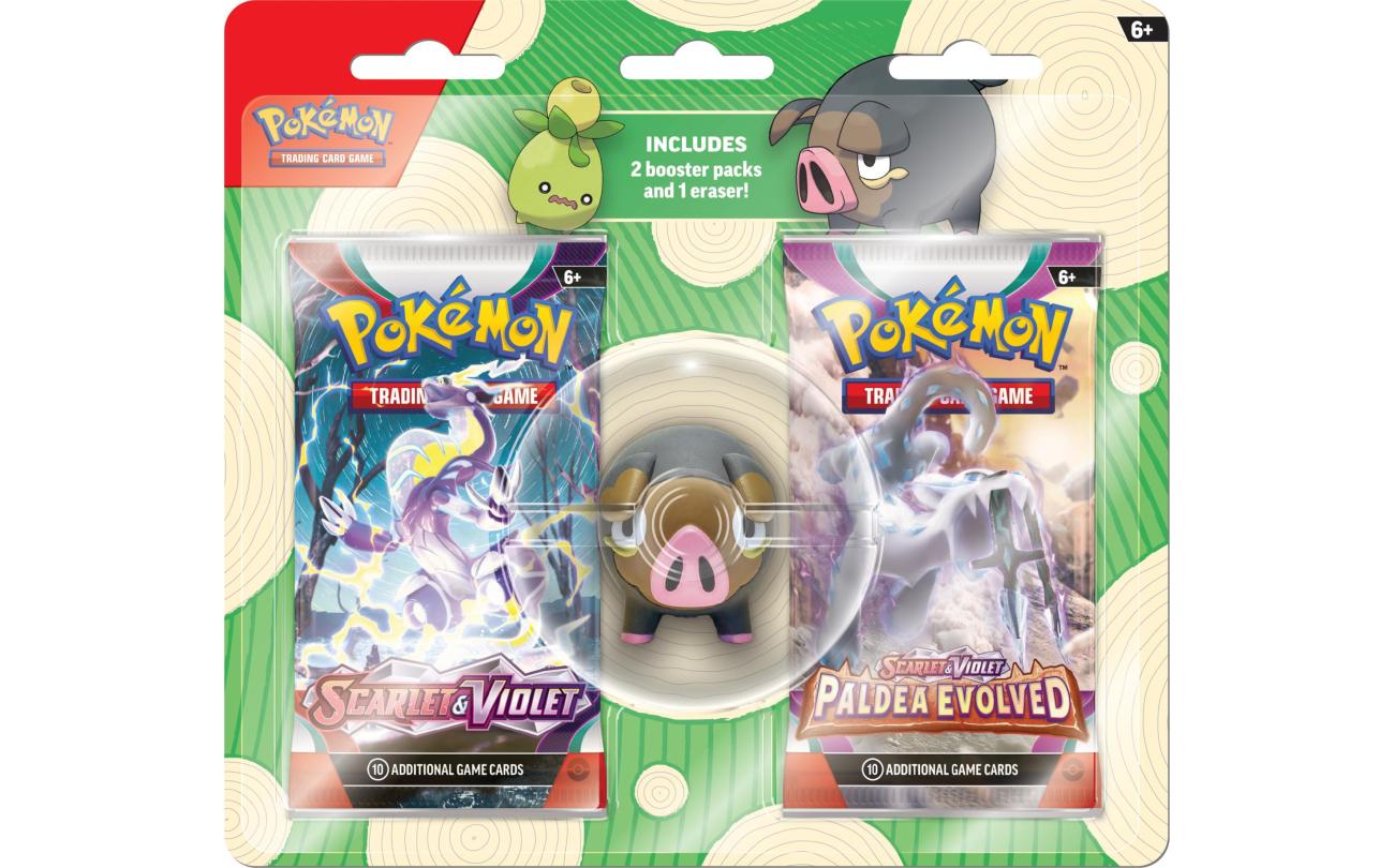 Pokémon Back to School - Eraser + 2 boosters