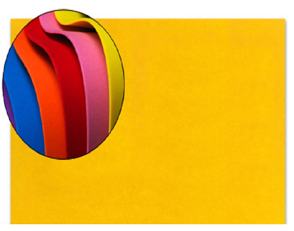 GOMA EVA MOOSGUMI LIDERPAPEL AMARELO 50X70CM 1.5MM