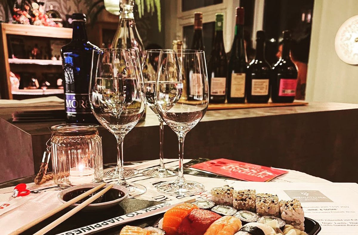 Wein & Sushi Abend München