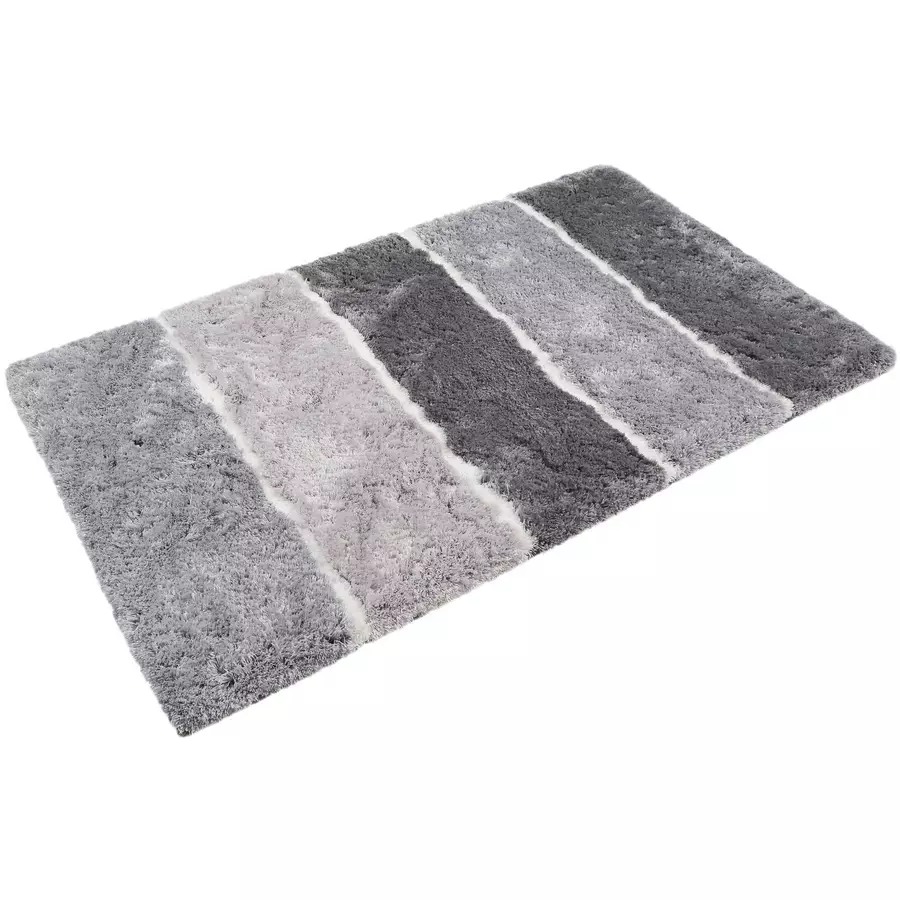 Homie Living Badteppich Rio Marina grau silber