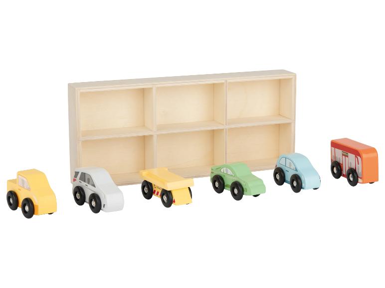 Houten speelgoed auto's