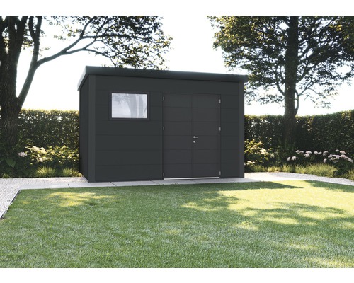 Tuinhuis Classico 3930 incl. regengoot, raam 408 x 318 cm granietgrijs