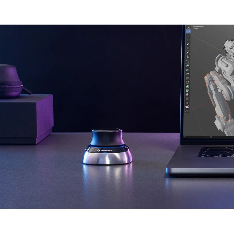 3Dconnexion SpaceMouse souris Bureau Ambidextre RF Wireless + Bluetooth + USB Type-A 6DoF