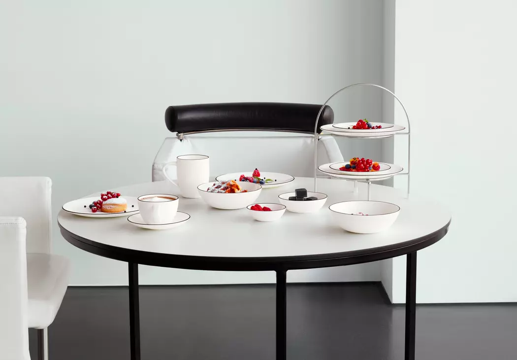 Pastateller Ligne Noire Ø 22 cm
