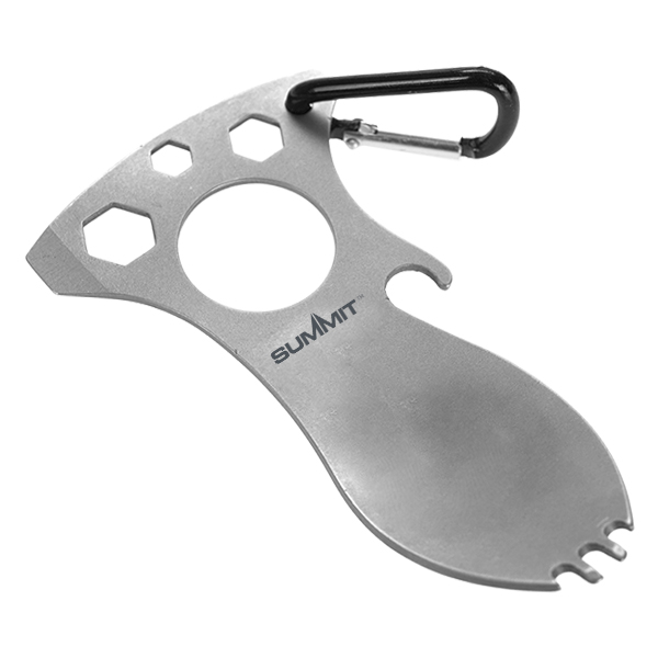 TASCHENBESTECK 8 in 1 Edelstahl mit Karabiner