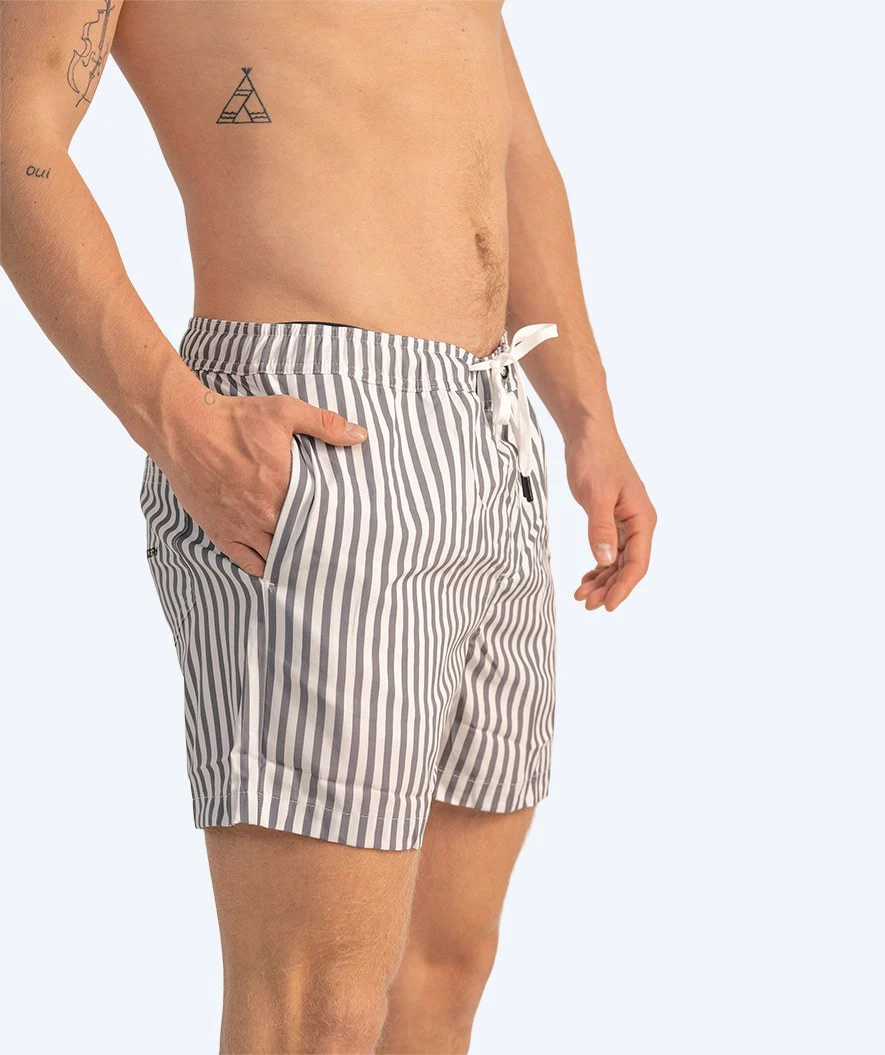 Watery badeshorts til mænd - Lagoon Eco - Hvid/grå